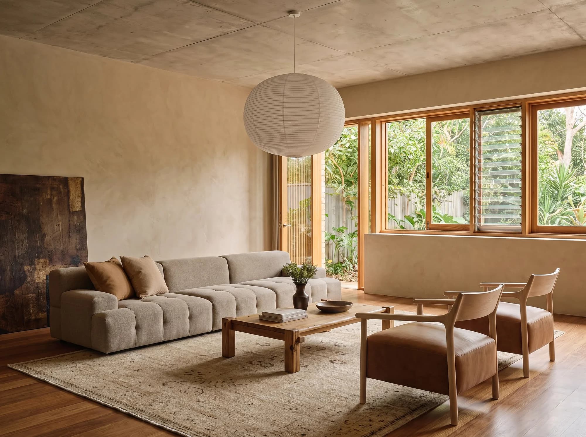 Sofa module xám nhạt — 2