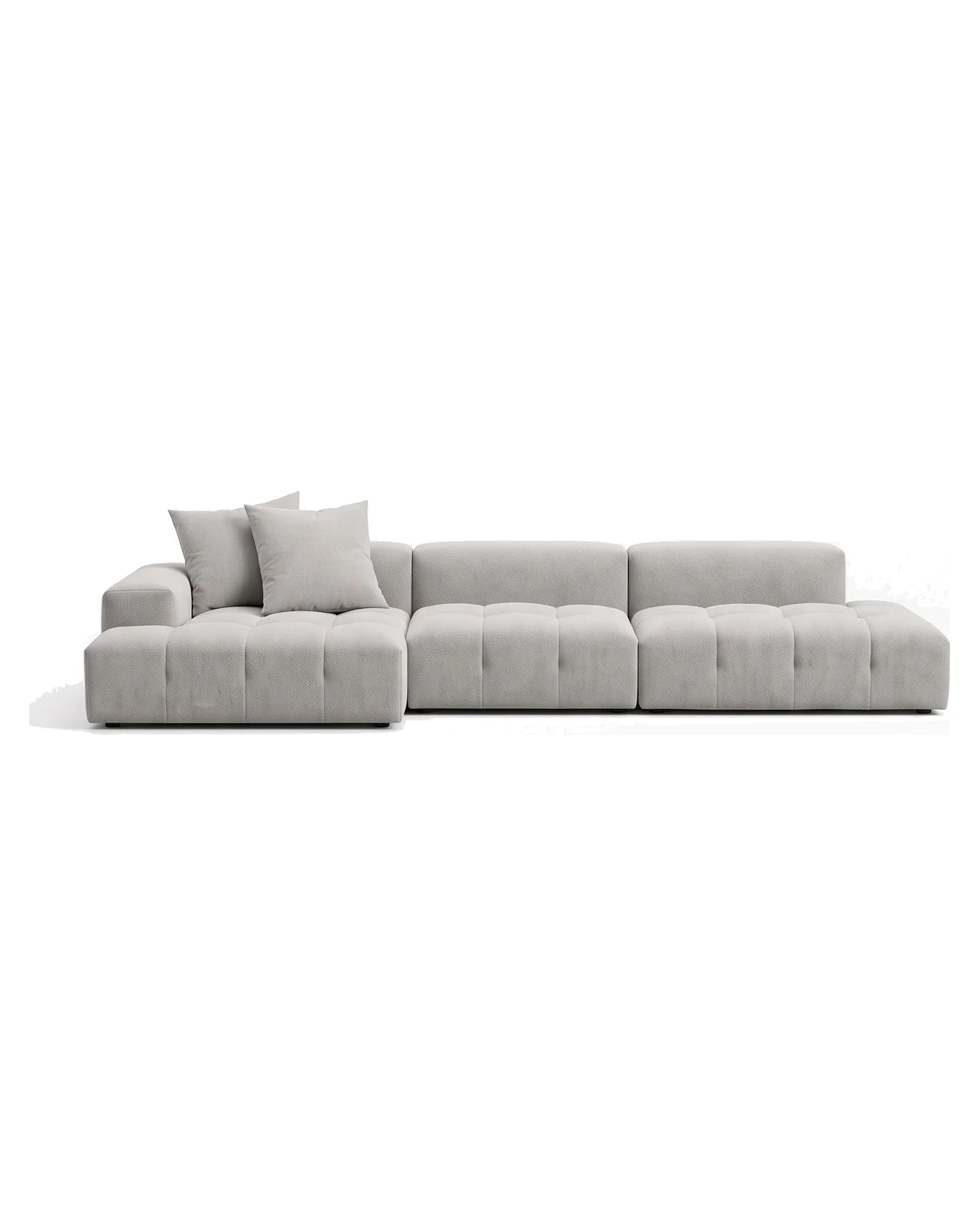 Sofa module xám nhạt