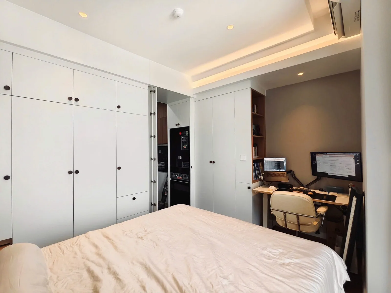 Căn hộ Studio tại Cara River Park: tối ưu lưu trữ bằng nội thất đa năng phong cách Japandi
