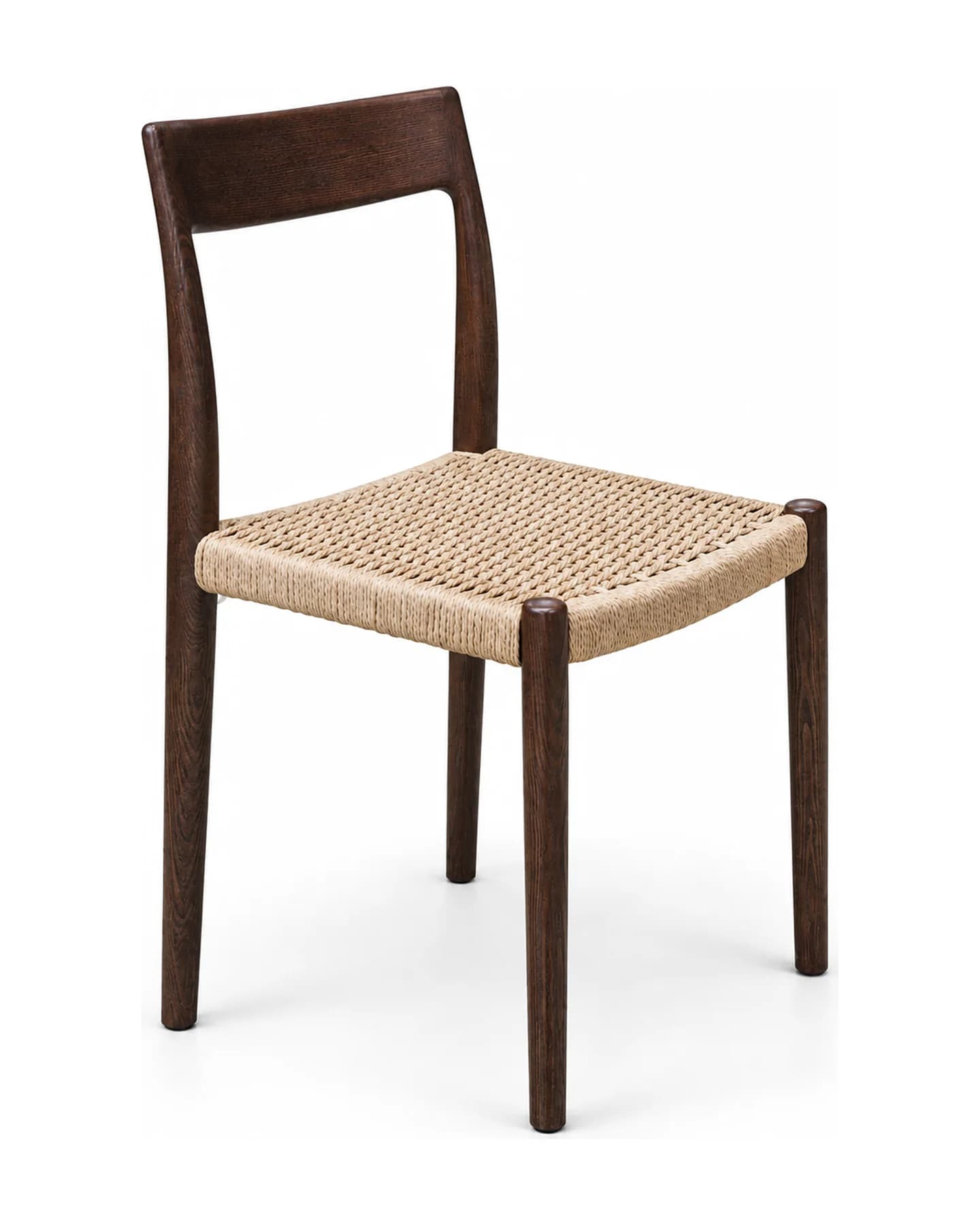 Ghế ăn gỗ mặt đan dây