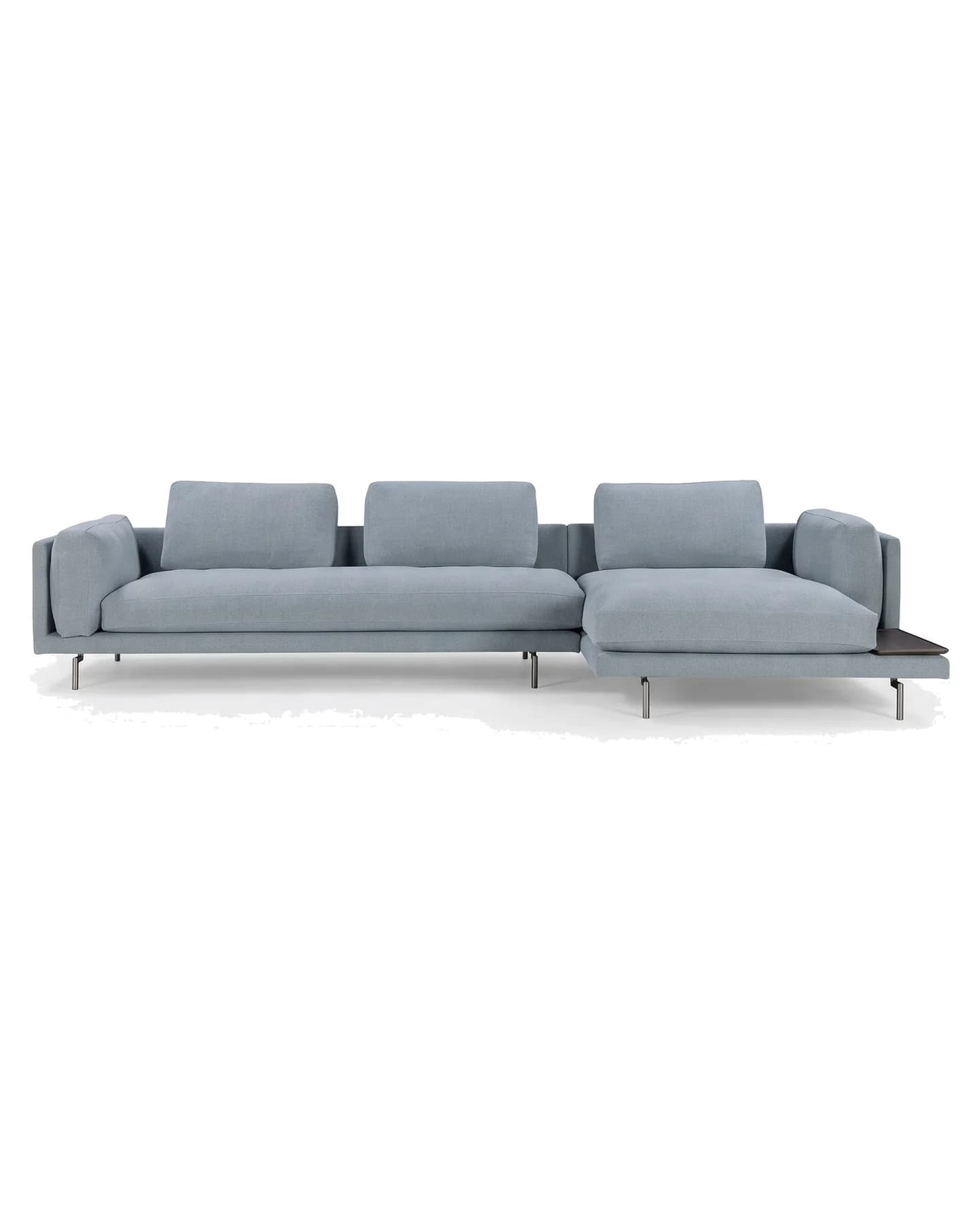 Sofa góc xanh xám